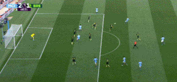 英超：曼城2-1布伦特福德四连胜领跑，哈兰德双响4轮轰9球。